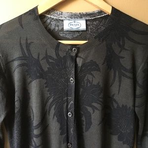 PRADA Silk Knit Cardigan